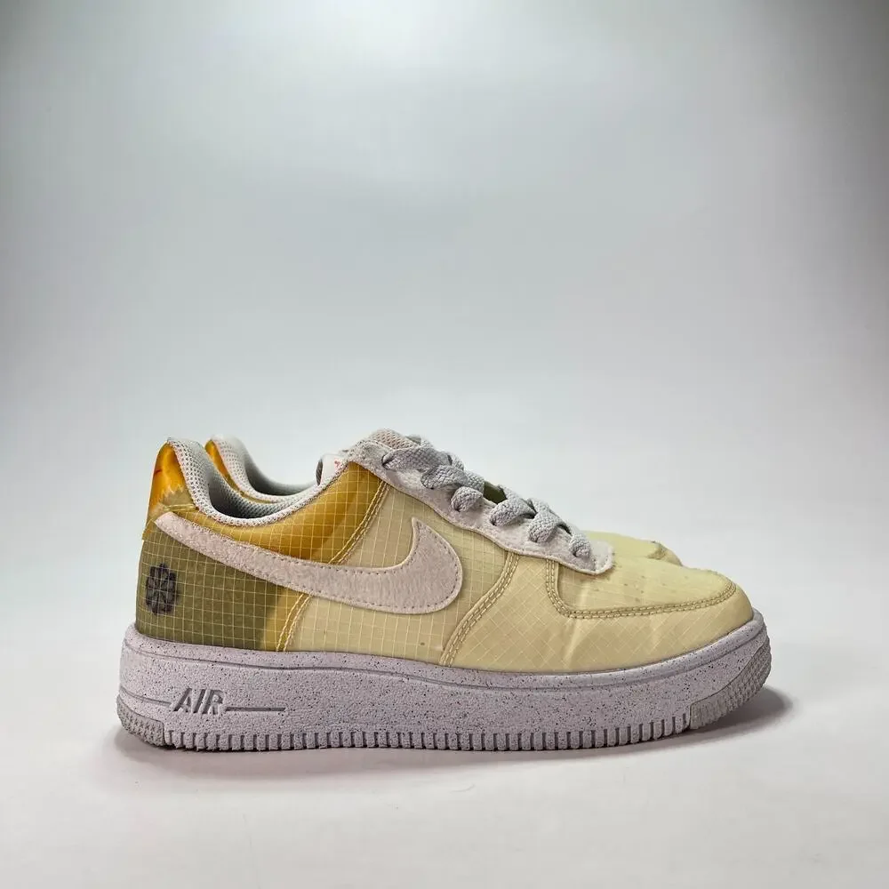 Nike Air Force 1 Crater GS Off White Casual Sneakers DH4339-100 Youth Size 4.5Y